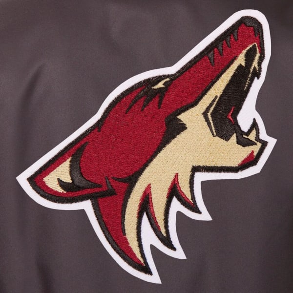 ARIZONA COYOTES Men's Poly Twill Embroidered Jacket