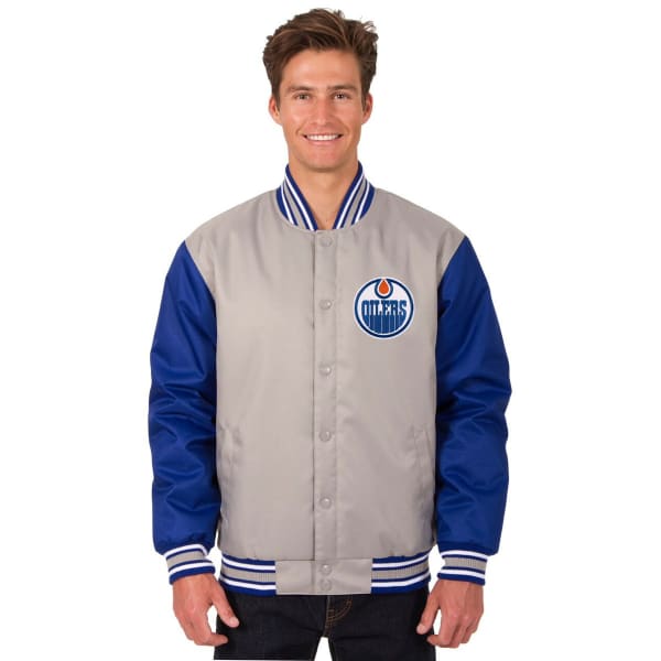 EDMONTON OILERS Men's Poly Twill Embroidered Jacket