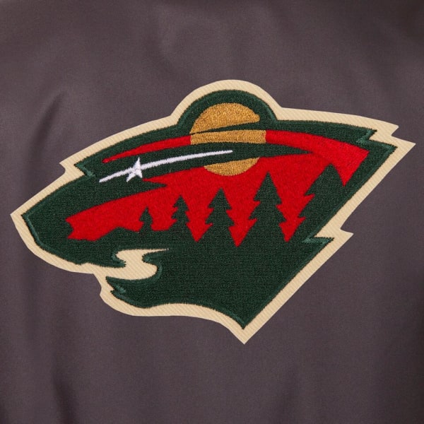 MINNESOTA WILD Men's Poly Twill Embroidered Jacket