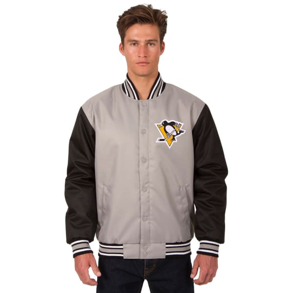 PITTSBURGH PENGUINS Men's Poly Twill Embroidered Jacket