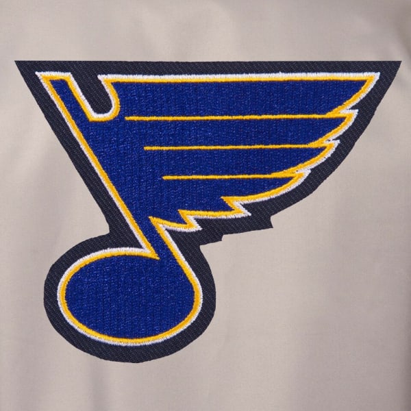 ST. LOUIS BLUES Men's Poly Twill Embroidered Jacket