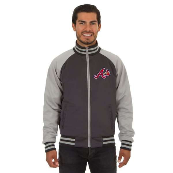 ATLANTA BRAVES Men's Reversible Embroidered Track Jacket