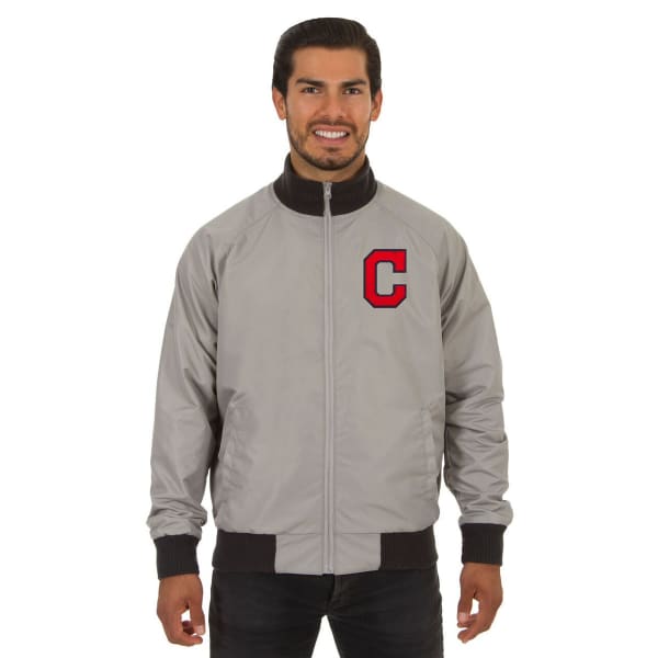 CLEVELAND INDIANS Men's Reversible Embroidered Track Jacket