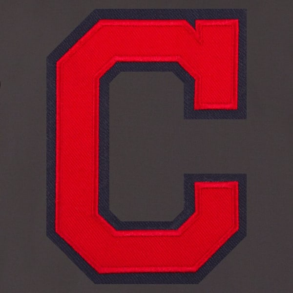 CLEVELAND INDIANS Men's Reversible Embroidered Track Jacket