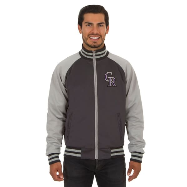 COLORADO ROCKIES Men's Reversible Embroidered Track Jacket