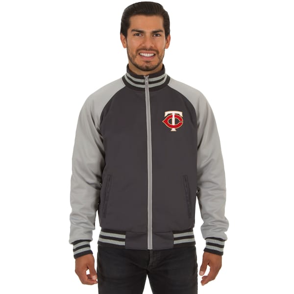 MINNESOTA TWINS Men's Reversible Embroidered Track Jacket