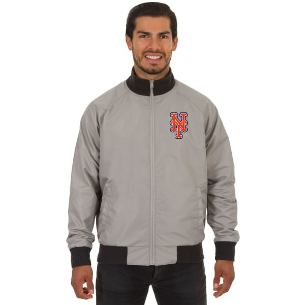 NEW YORK METS Men's Reversible Embroidered Track Jacket