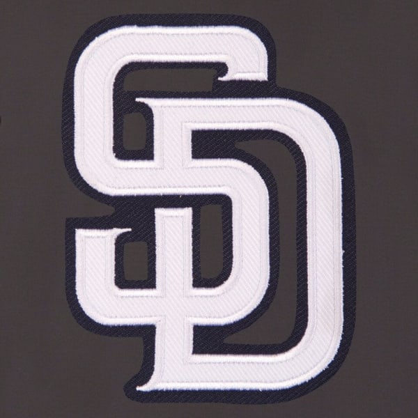 SAN DIEGO PADRES Men's Reversible Embroidered Track Jacket