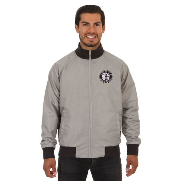 NEW YORK NETS Men's Reversible Embroidered Track Jacket