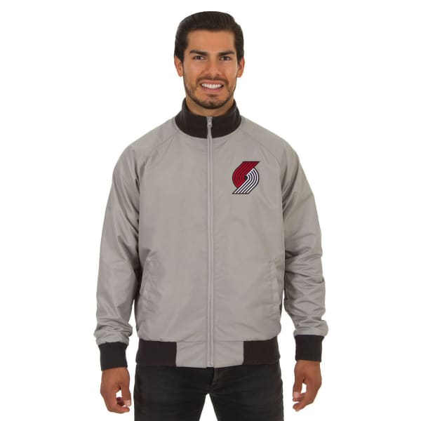 PORTLAND TRAILBLAZERS Men's Reversible Embroidered Track Jacket