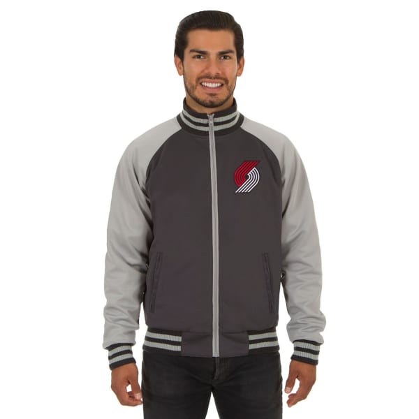 PORTLAND TRAILBLAZERS Men's Reversible Embroidered Track Jacket