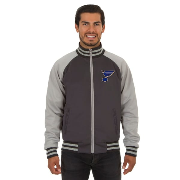 ST. LOUIS BLUES Men's Reversible Embroidered Track Jacket