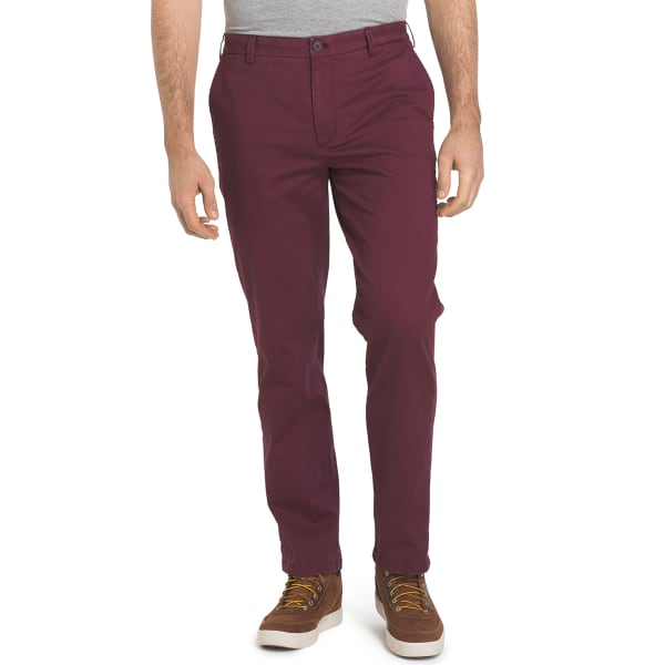 IZOD Men's Saltwater Chino Straight Flat-Front Pants