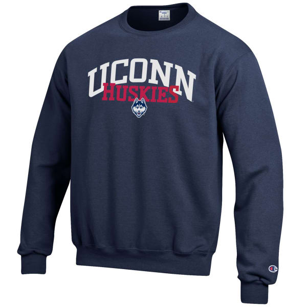 CHAMPION Men's UConn Eco Powerblend Crew Pullover