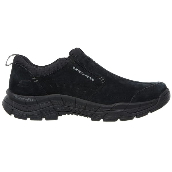 SKECHERS Men's Relaxed Fit: Rig - Mountain Top Moc Slip-On Casual Shoes