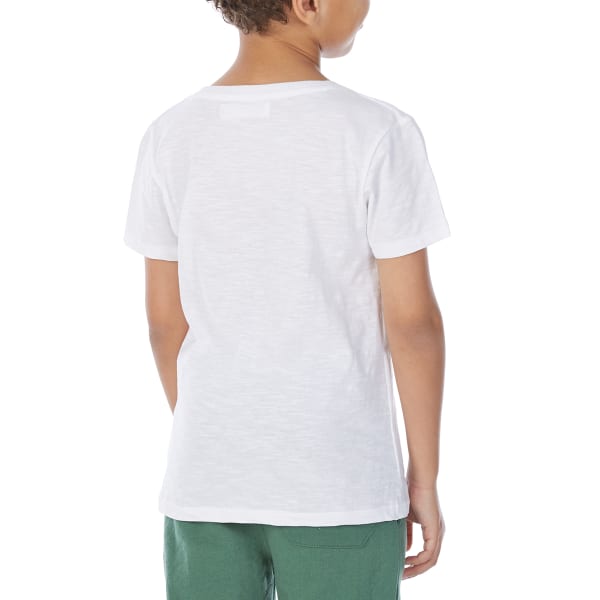 MINOTI Big Boys' Basic Pocket Slub Short-Sleeve Tee