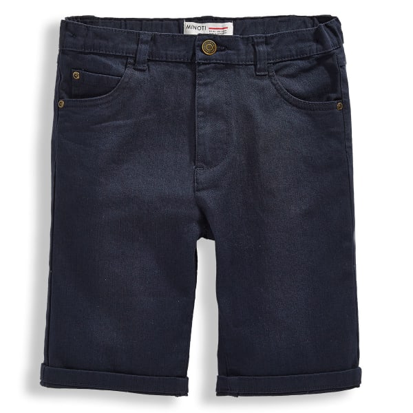 MINOTI Big Boys' Basic Slub Twill Shorts