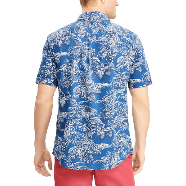 CHAPS Men's Palm Tree Sport Short-Sleeve Shirt - Bob’s Stores