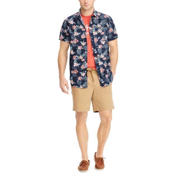 CHAPS Men's Floral Sport Short-Sleeve Shirt