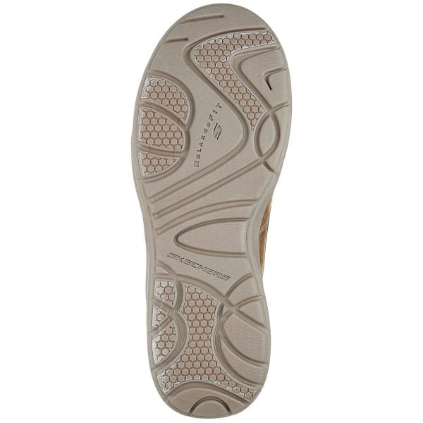 SKECHERS Men's Relaxed Fit: Elected -  Brano Casual Slip-On Shoes, Desert