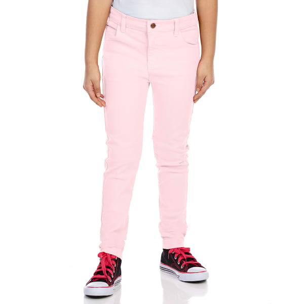 MINOTI Girls' Slub Twill Skinny Pants