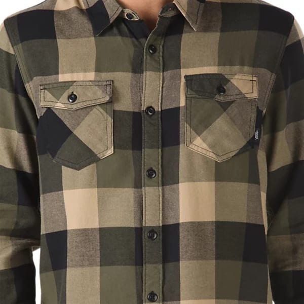 VANS Guys' Box Long-Sleeve Flannel Shirt