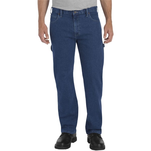 DICKIES Men's FLEX Relaxed Fit Straight Leg Carpenter Denim Jean