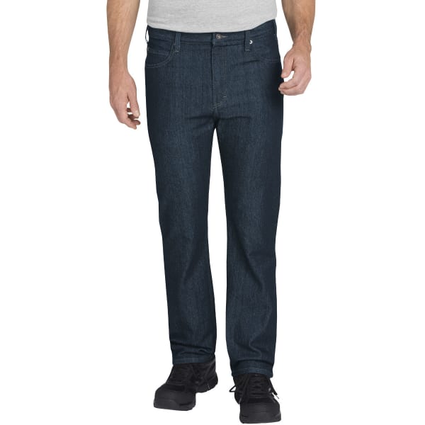 DICKIES Men's FLEX Regular Fit Straight Leg 5-Pocket Tough Max Denim Jean