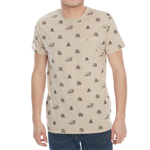 ALPHA BETA Guys' Printed Knit Short-Sleeve Tee