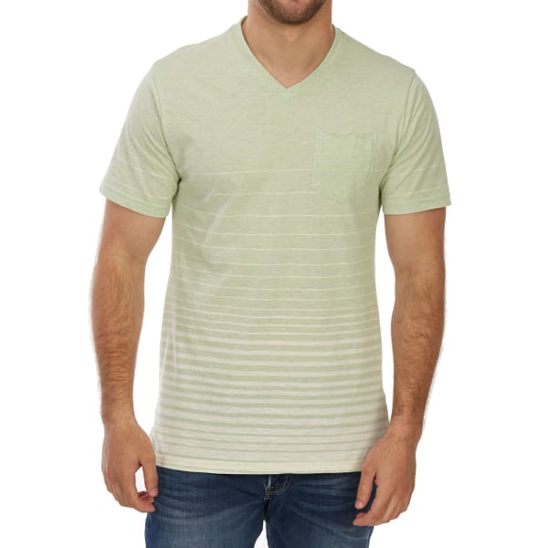 OCEAN CURRENT Guys' Mac Stripe V-Neck Short-Sleeve Tee