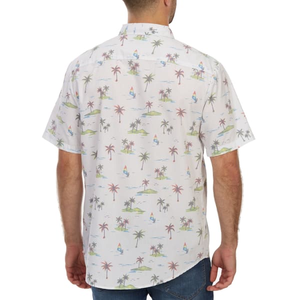 OCEAN CURRENT Guys' Far Away Palm Short-Sleeve Shirt