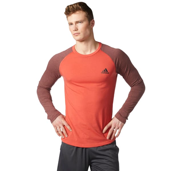 ADIDAS Men's Utility Raglan Long-Sleeve Tee