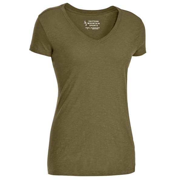 EMS Women's Organic Slub V-Neck Short-Sleeve Tee