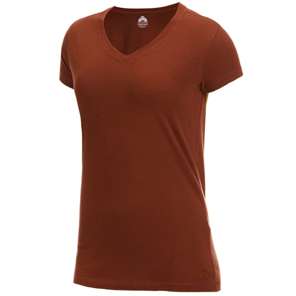 EMS Women's Organic Slub V-Neck Short-Sleeve Tee