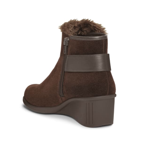 AEROSOLES Women's Gravel Wedge Booties