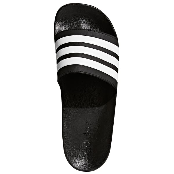 Adidas cloudfoam hot sale slides men's black