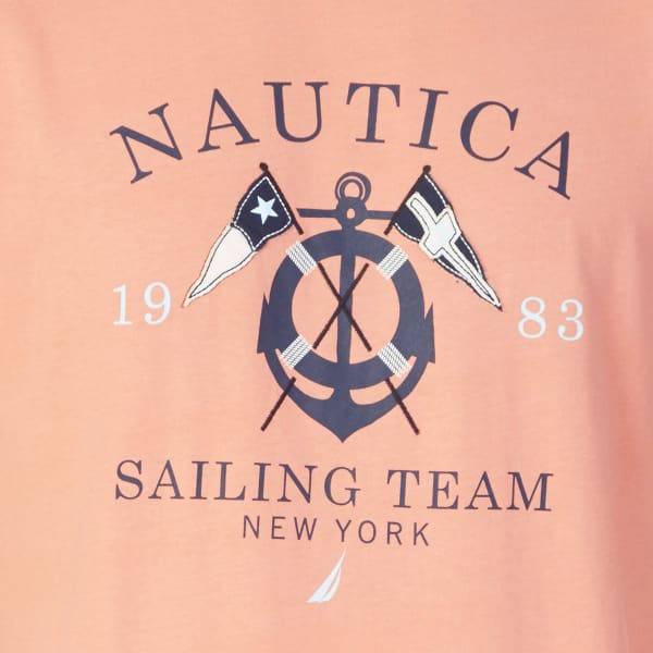 NAUTICA Men's Sailing Graphic Short-Sleeve Tee