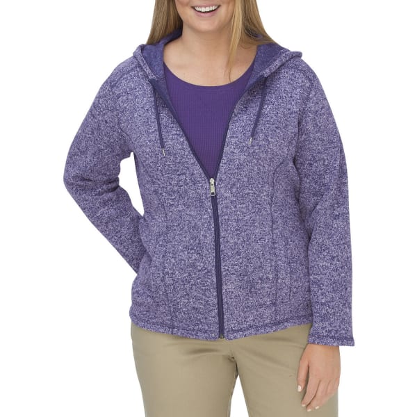 DICKIES Women's Sweater Hooded Fleece Jacket, Extended Sizes