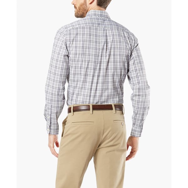 DOCKERS Men's Comfort Stretch No-Wrinkle Long-Sleeve Shirt