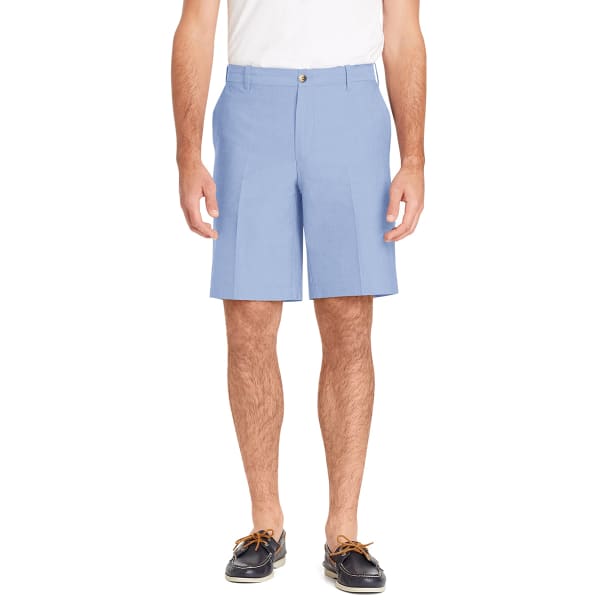 IZOD Men's Newport Flat-Front Oxford Shorts