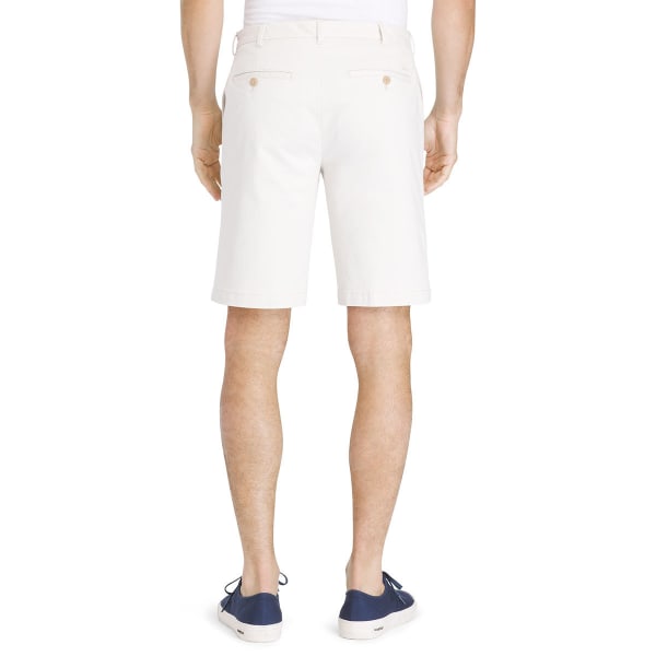 IZOD Men's Saltwater Stretch Flat-Front Chino Shorts