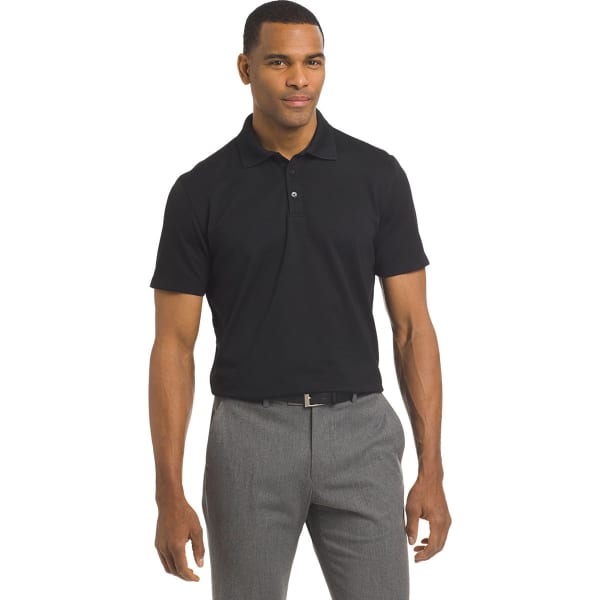 VAN HEUSEN Men's Air Ottoman Short-Sleeve Polo Shirt