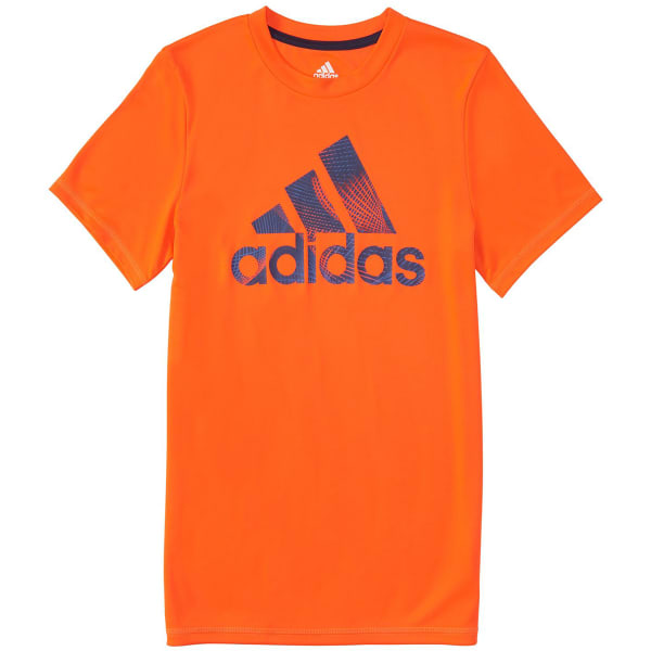 ADIDAS Little Boys' Pattern Fill Logo Short-Sleeve Tee