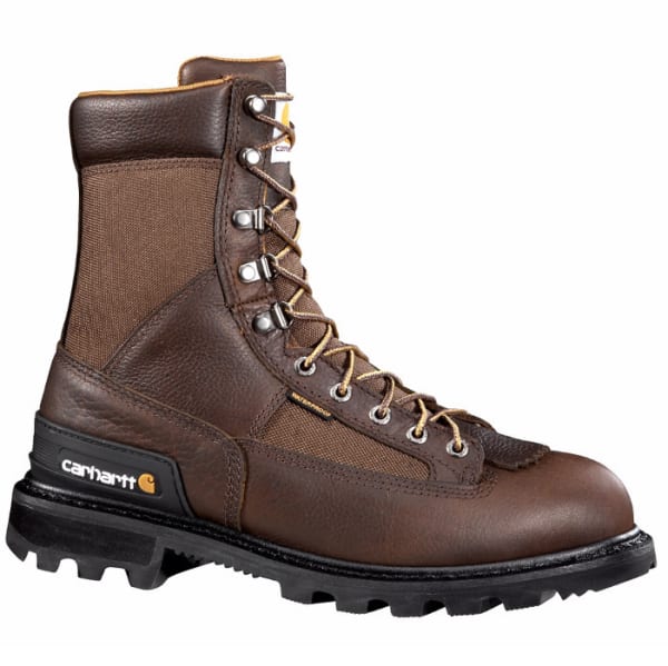 CARHARTT Men's 8-Inch Non Safety Toe Work Boots, Camel Brown