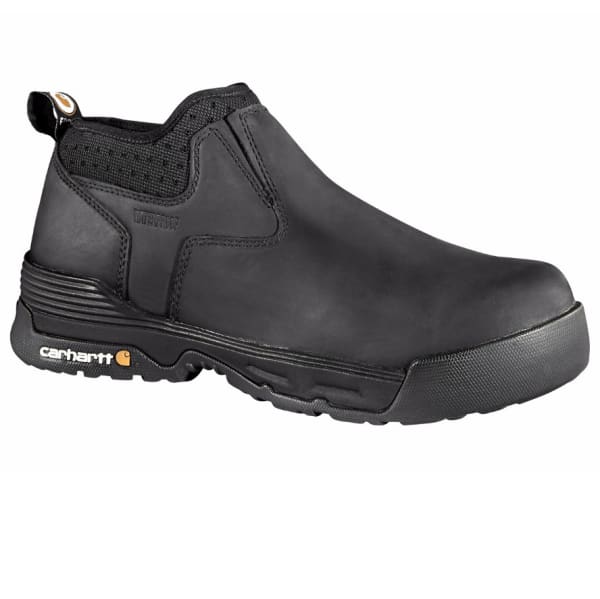 CARHARTT Men's 4-Inch Force Waterproof Slip On Boots, Black