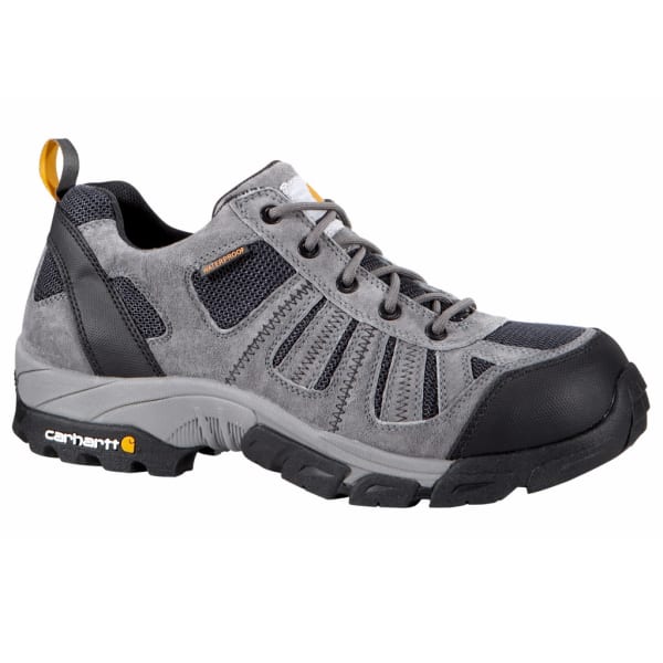 CARHARTT Men's Lightweight Low-Rise Composite Toe Work Hiker Boots, Grey/Navy