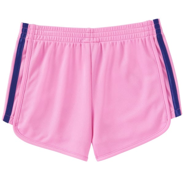 ADIDAS Little Girls' Three-Stripe Mesh Shorts