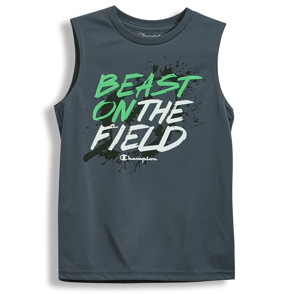 CHAMPION Big Boys' Beast on the Field Muscle Tee