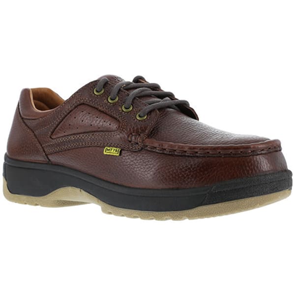 FLORSHEIM WORK Women's Compadre Composite Toe Eurocasual Internal Metatarsal Oxford Shoe, Dark Brown