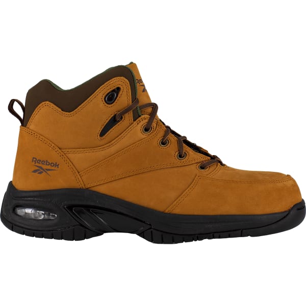 REEBOK WORK Men's Tyak Composite Toe Classic Performance Athletic Hi Top Hiker, Golden Tan